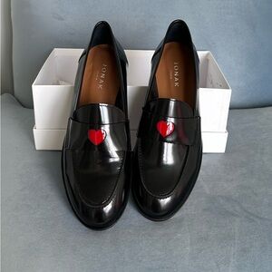 Black Leather Loafers